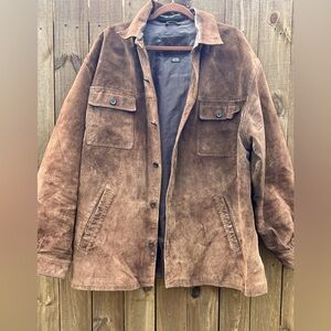 Men's Brown Suede Jacket Knight Bridge XL Pre Loved